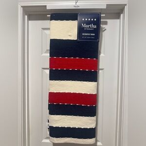 MARTHA STEWART Americana Stripe Decorative Throw - 50"x70"